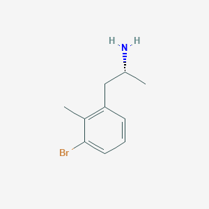 molecular formula C10H14BrN B13552359 (2R)-1-(3-Bromo-2-methylphenyl)propan-2-amine 