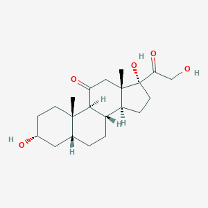 molecular formula C21H32O5 B135524 Tetrahydrocortisone CAS No. 53-05-4
