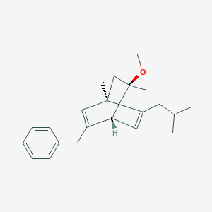 (1R,4R,8R)-5-Benzyl-8-methoxy-1,8-dimethyl-2-(2-methylpropyl)bicyclo[2.2.2]octa-2,5-diene