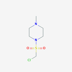 molecular formula C6H13ClN2O2S B13552504 1-Chloromethanesulfonyl-4-methylpiperazine 