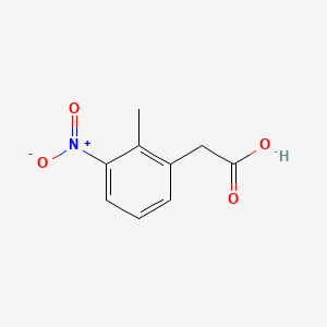 molecular formula C9H9NO4 B1355265 2-Methyl-3-nitrophenylacetic Acid CAS No. 23876-15-5