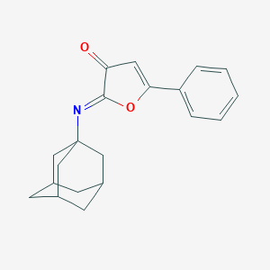 molecular formula C20H21NO2 B135527 2-(1-Adamantylimino)-5-phenylfuran-3-one CAS No. 126681-73-0