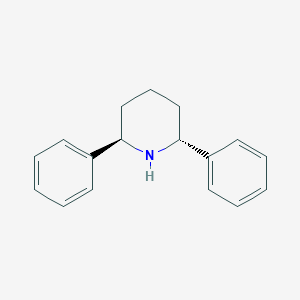 molecular formula C17H19N B13552724 (2R,6R)-2,6-diphenylpiperidine 