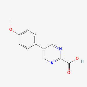 5-(4-Methoxyphenyl)pyrimidine-2-carboxylic acid