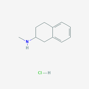 molecular formula C11H16ClN B1355284 N-Methyl-1,2,3,4-tetrahydronaphthalen-2-amine hydrochloride CAS No. 22583-90-0