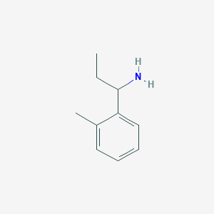 molecular formula C10H15N B1355285 1-(o-Tolyl)propan-1-amine CAS No. 473732-55-7