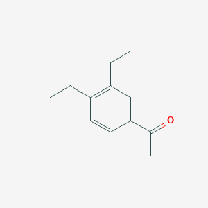 molecular formula C12H16O B1355310 1-(3,4-Diethyl-phenyl)-ethanone 