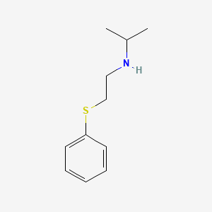 molecular formula C11H17NS B1355313 N-[2-(Phenylthio)ethyl]-2-propanamine CAS No. 67747-26-6