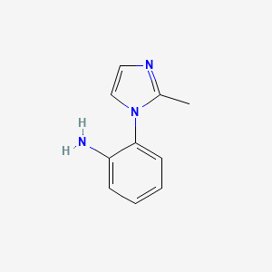 B1355314 2-(2-methyl-1H-imidazol-1-yl)aniline CAS No. 26286-55-5