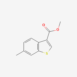 molecular formula C11H10O2S B1355316 Methyl 6-methyl-1-benzothiophene-3-carboxylate CAS No. 82787-85-7