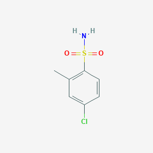 molecular formula C7H8ClNO2S B13553240 4-Chloro-2-methylbenzenesulfonamide CAS No. 85019-87-0