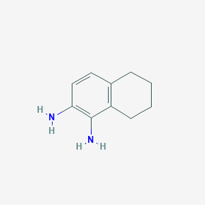 molecular formula C10H14N2 B1355331 5,6,7,8-Tetrahydronaphthalene-1,2-diamine CAS No. 40300-80-9