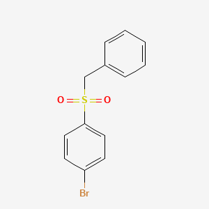molecular formula C13H11BrO2S B1355332 Benzene, 1-bromo-4-[(phenylmethyl)sulfonyl]- CAS No. 100375-03-9
