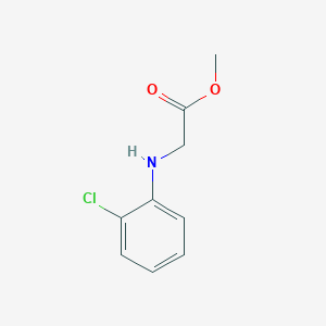 molecular formula C9H10ClNO2 B13553364 Racemic 2-chlorophenylglycine methyl ester 