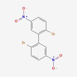 molecular formula C12H6Br2N2O4 B1355337 2,2'-Dibromo-5,5'-dinitrobiphenyl CAS No. 52026-22-9