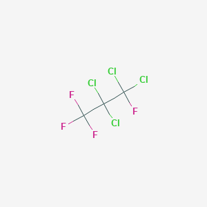 molecular formula C3Cl4F4 B1355338 1,1,2,2-Tetrachlorotetrafluoropropane CAS No. 2268-44-2