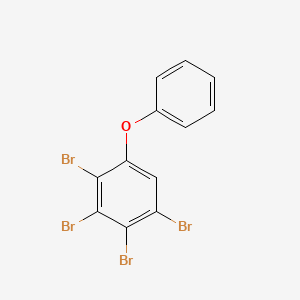 molecular formula C12H6Br4O B1355349 2,3,4,5-Tetrabromodiphenyl ether CAS No. 446254-32-6