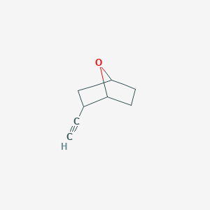 molecular formula C8H10O B13553507 2-Ethynyl-7-oxabicyclo[2.2.1]heptane 