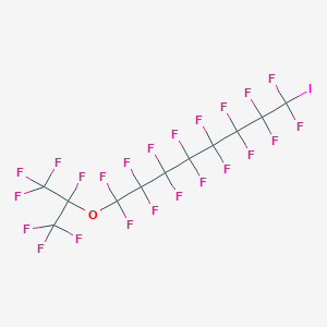 molecular formula C11F23IO B1355360 Perfluoro(10,10-dimethyl-1-iodo-9-oxadecane) CAS No. 25080-19-7