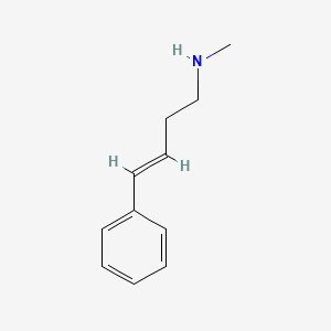 molecular formula C11H15N B13553664 Methyl(4-phenylbut-3-en-1-yl)amine 