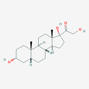 molecular formula C21H34O4 B135539 Tetrahydro-11-deoxycortisol CAS No. 68-60-0