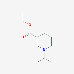 molecular formula C11H21NO2 B1355393 Ethyl 1-isopropylpiperidine-3-carboxylate CAS No. 100050-03-1