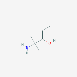molecular formula C6H15NO B13553977 2-Amino-2-methyl-pentan-3-OL CAS No. 89585-20-6