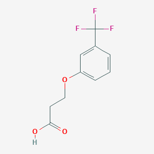molecular formula C10H9F3O3 B1355406 3-(3-(Trifluoromethyl)phenoxy)propanoic acid CAS No. 111140-93-3
