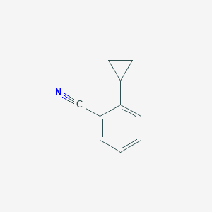 molecular formula C10H9N B1355407 2-Cyclopropylbenzonitrile CAS No. 3154-99-2