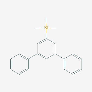 molecular formula C21H22Si B135541 (m-Terphenyl-5'-yl)trimethylsilane CAS No. 128388-53-4