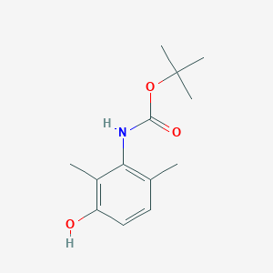 molecular formula C13H19NO3 B13554142 tert-Butyl (3-hydroxy-2,6-dimethylphenyl)carbamate 