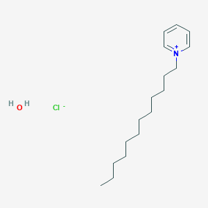 molecular formula C17H32ClNO B135542 1-Dodecylpyridin-1-ium chloride hydrate CAS No. 139549-68-1