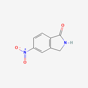 molecular formula C8H6N2O3 B1355421 5-Nitroisoindolin-1-one CAS No. 876343-38-3