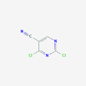 molecular formula C5HCl2N3 B1355425 2,4-Dichloro-5-cyanopyrimidine CAS No. 3177-24-0
