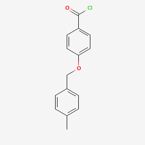 molecular formula C15H13ClO2 B1355429 4-[(4-Methylbenzyl)oxy]benzoyl chloride CAS No. 62290-55-5