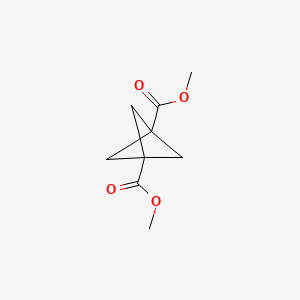 molecular formula C9H12O4 B1355444 Dimethyl bicyclo[1.1.1]pentane-1,3-dicarboxylate CAS No. 115913-32-1