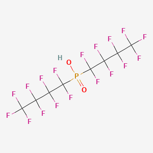 molecular formula C8HF18O2P B1355464 Bis(nonafluorobutyl)phosphinic acid CAS No. 52299-25-9