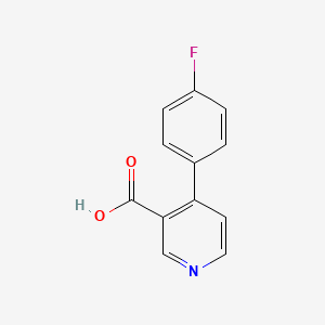molecular formula C12H8FNO2 B1355469 4-(4-氟苯基)烟酸 CAS No. 32923-72-1