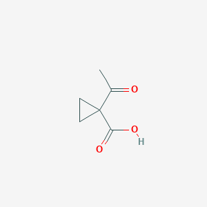 molecular formula C6H8O3 B1355475 1-Acetylcyclopropanecarboxylic acid CAS No. 56172-71-5