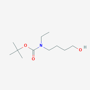 molecular formula C11H23NO3 B13554769 Tert-butyl N-ethyl-N-(4-hydroxybutyl)carbamate 