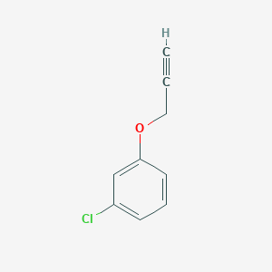 molecular formula C9H7ClO B1355478 1-Chloro-3-(prop-2-yn-1-yloxy)benzene CAS No. 33302-52-2