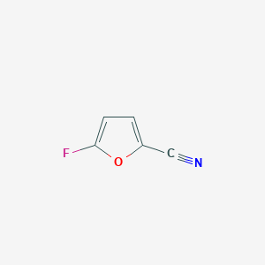 molecular formula C5H2FNO B13554914 5-Fluorofuran-2-carbonitrile 