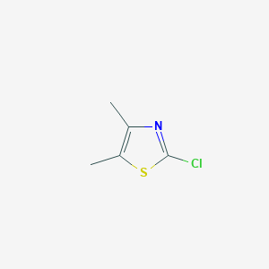molecular formula C5H6ClNS B1355496 2-Chloro-4,5-dimethyl-1,3-thiazole CAS No. 56355-41-0