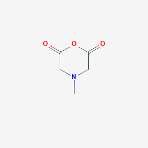 molecular formula C5H7NO3 B1355510 4-甲基吗啉-2,6-二酮 CAS No. 13480-36-9