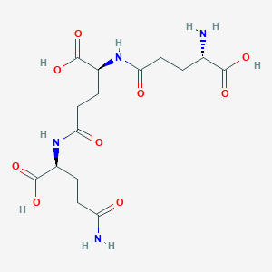 molecular formula C15H24N4O9 B1355513 H-Glu(Glu(Gln-OH)-OH)-OH 