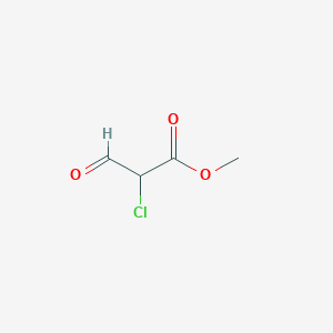 molecular formula C4H5ClO3 B1355520 Methyl 2-chloro-3-oxopropanoate CAS No. 20656-61-5