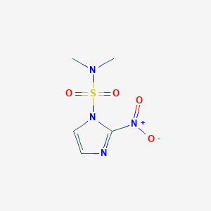 molecular formula C5H8N4O4S B1355522 N,N-Dimethyl-2-nitro-1H-imidazole-1-sulfonamide CAS No. 121816-80-6