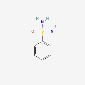 molecular formula C6H8N2OS B13555344 Benzenesulfonoimidamide 