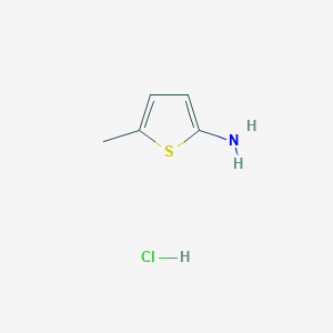 molecular formula C5H8ClNS B1355540 5-Methylthiophen-2-amine hydrochloride CAS No. 41940-48-1