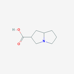 hexahydro-1H-pyrrolizine-2-carboxylic acid